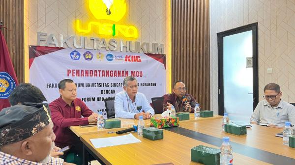 Jembatani Kebutuhan Industri, FH Unsika Jalin Kemitraan dengan Forum HRD KIIC