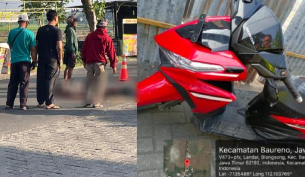 Remaja Tewas di TKP, Kecelakaan Beruntun Terjadi di Jalur Baureno–Kepohbaru Bojonegoro
