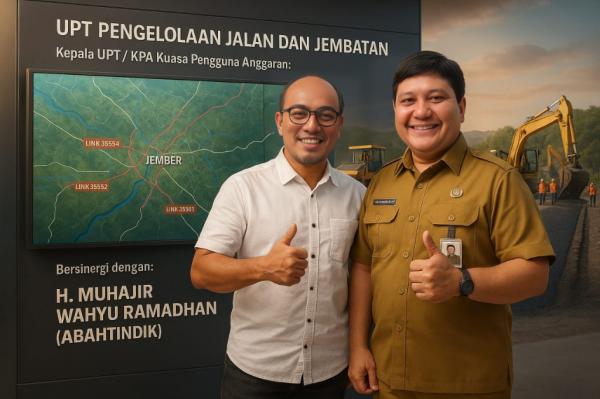 UPT Jember dan Tokoh Masyarakat Pacu Pembangunan Infrastruktur Jalan