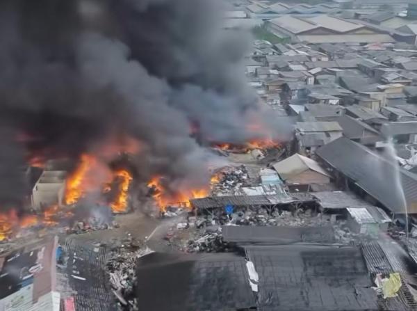 500 Rumah Hangus Terbakar di Kapuk Muara, 2.000 Warga Mengungsi
