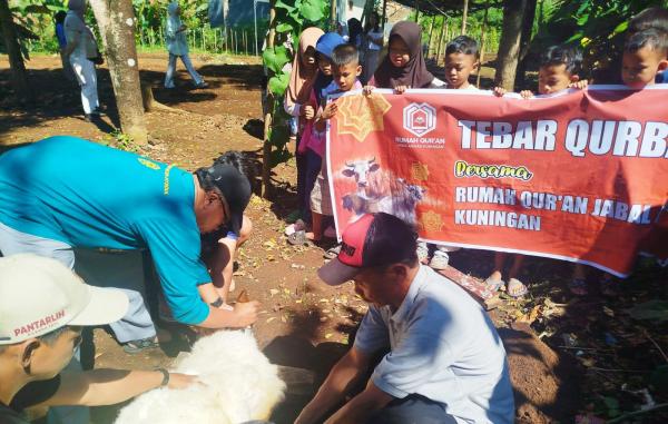 Edukasi Kurban Sejak Dini, Rumah Qur'an Jabal Aswad Tebar Kebermanfaatan di Idul Adha