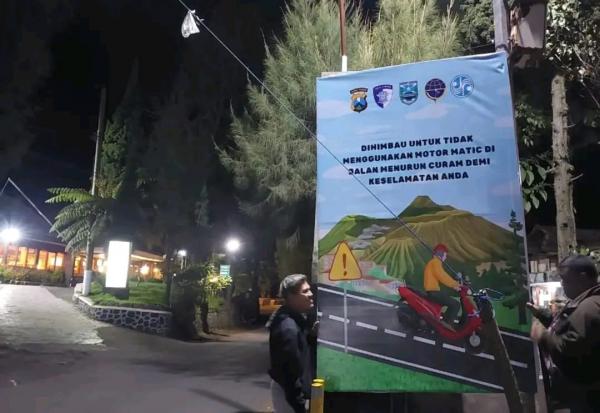 Tekan Angka Kecelakaan, Imbauan Tidak Gunakan Motor Matic ke Gunung Bromo Mulai Dipasang