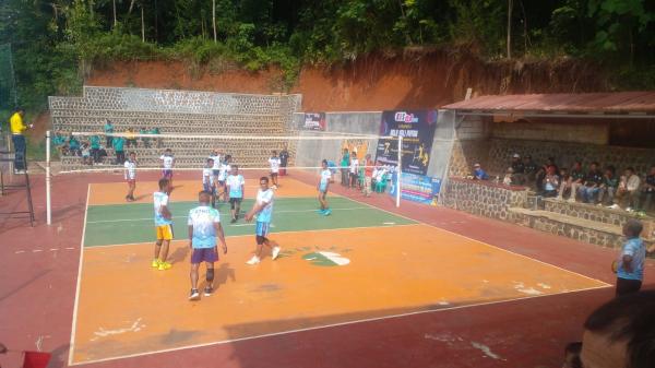 Semarak Hari Jadi Ciamis ke-383, Kadus se-Kabupaten Adu Taktik di Turnamen Voli KDS Cup 2025