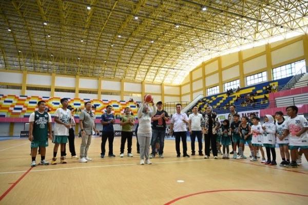 Bupati Kobar Buka Perbasi Tournament 2025, Wadah Pembinaan Atlet Muda
