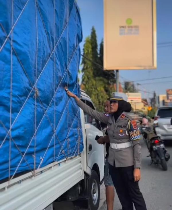 Polres Pringsewu Intensifkan Edukasi Larangan Kendaraan ODOL