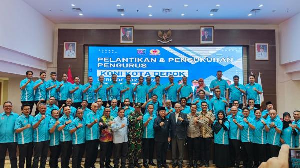 Pengurus KONI  Dikukuhkan, Target Terdekat Bawa Depok 5 Besar di Porprov 2026