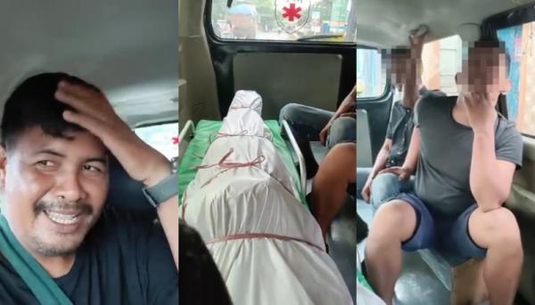 Kocak! Sopir Ambulan Bawa Jenazah Pasien RSJ, Terseret Karena Penunjuk Arah Diduga ODGJ