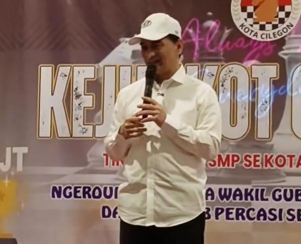 Dimyati Natakusumah Wakil Gubernur Banten Dorong Kejurkot Catur Diadakan Setiap Tahun di Cilegon