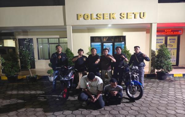 Gasak Motor Kawasaki Ninja di SMPN 06 Setu Bekasi, 2 Maling Ditangkap Polisi