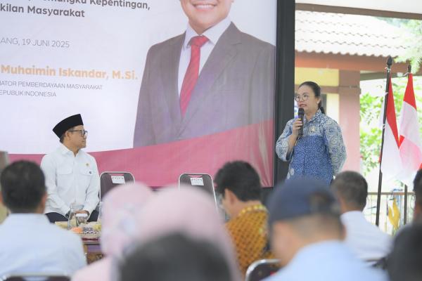 Di Hadapan Menko Muhaimin, Agustina Wali Kota Semarang Bagikan Upaya Pemkot Tangani Kemiskinan