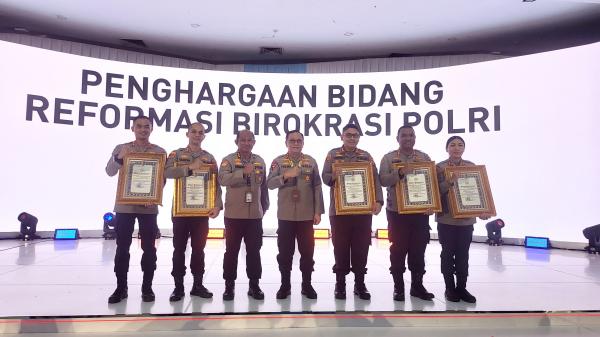 Pacu Semangat Integritas, Lima Polres di Lampung Raih Penghargaan Kapolri