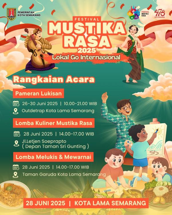 Catat Tanggalnya! Kota Semarang Hadirkan Resep Bung Karno dalam Festival Mustika Rasa