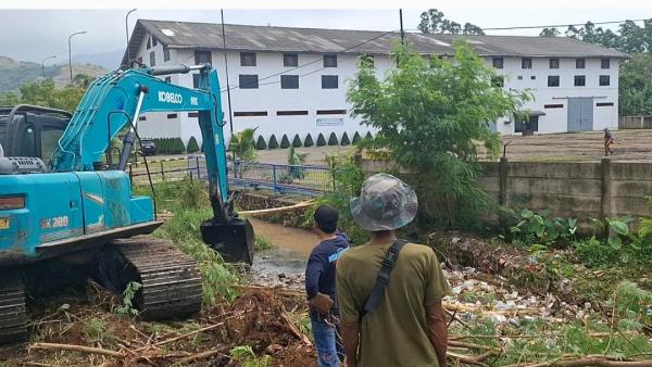 Cegah Banjir Susulan, Kali Cikubang di Argawana Kabupaten Serang Dinormalisasi