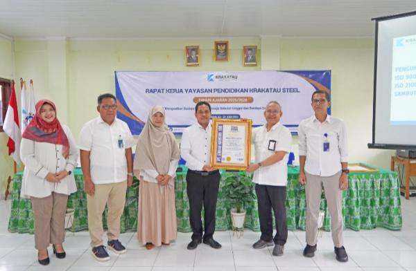 SMK YPKS Cilegon Ukir Sejarah, Raih Sertifikat ISO 21001 Pertama di Kota Baja