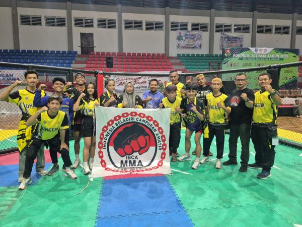 Gresik Berjaya! IBCA MMA Sumbang Medali Terbanyak di Porprov IX Jatim