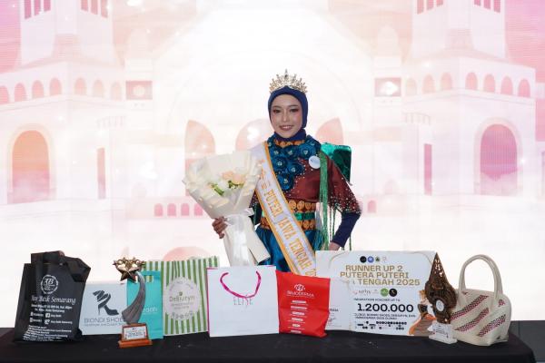 Dinda Rosalinda, Mahasiswi UIN Saizu Raih Runner-up 2 Putera Puteri Jawa Tengah 2025