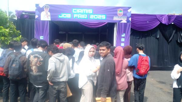 Job Fair Ciamis 2025 Diserbu Ribuan Pencari Kerja, 1.150 Lowongan Tersedia dari 14 Perusahaan