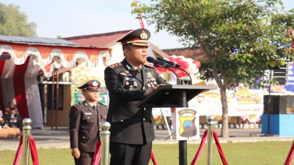 Semangat Bhayangkara ke-79, Polres Sragen Kukuhkan Komitmen Presisi Menuju Indonesia Emas