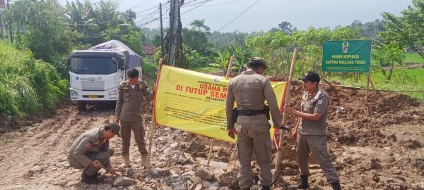 Satpol PP Tindak Galian Ilegal di Lebak, DPD BRANTAS Banten: Ini Langkah Positif
