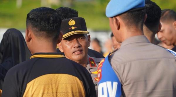 Wakapolda Sulbar Brigjen Rachmat Pamudji Pamit, Apel Pagi Jadi Momen Haru