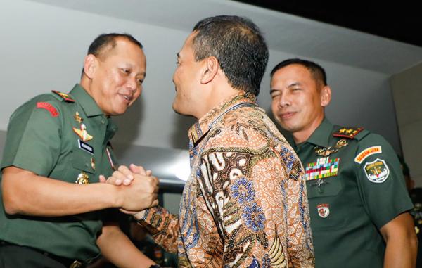 Gubernur Luthfi ke Pangdam Diponegoro Mayjen Achiruddin: Mari Bersama-sama Bangun Jateng