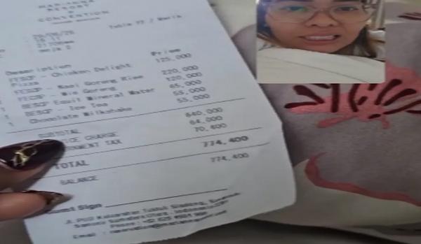 Viral, Emak-Emak Ini Syok Makan Nasi Goreng Plus Es Teh Kena Rp275 Ribu