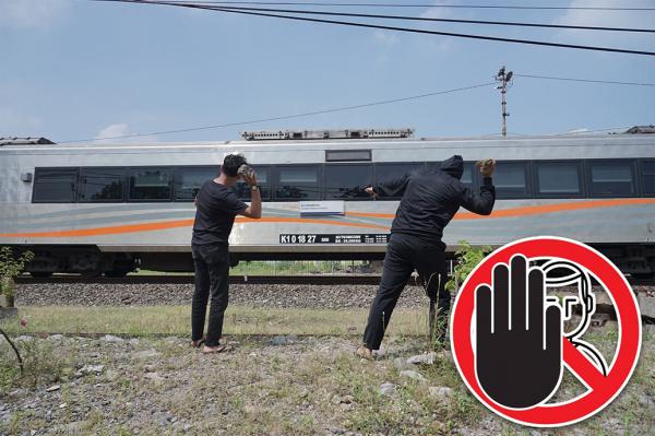 Viral Aksi Pelemparan Batu ke KA Sancaka, Daop 4 Semarang Ingatkan Sanksi Tegas Sesuai Proses Hukum