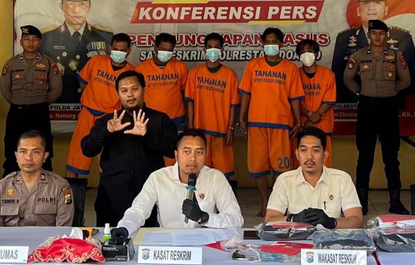 Satreskrim Polresta Sidoarjo Ringkus Pelaku Spesialis Curanmor, Dua Diantaranya Residivis