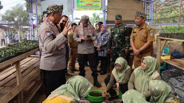 Desa Jalatrang Ciamis Harumkan Nama Jabar di Lomba Pekarangan Pangan Bergizi Tingkat Mabes Polri