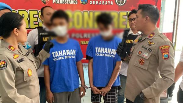 Spesialis Jambret Handphone di Surabaya Babak Belur Dihajar Massa