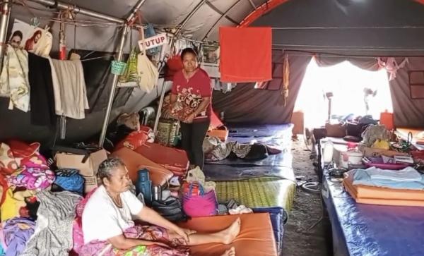 Pengungsi Erupsi Gunung Lewotobi Terancam Kelaparan, Warga Minta Bantuan Pemda