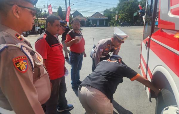 Razia Terminal Sukoharjo, 25 STNK Disita dan 6 SIM Ditahan Satlantas