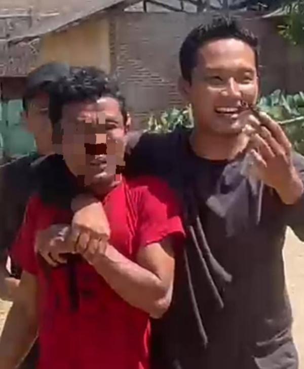 Gagal Curi Motor di Pringsewu, Pelaku Dihajar Massa Usai Ditabrak Pick-Up