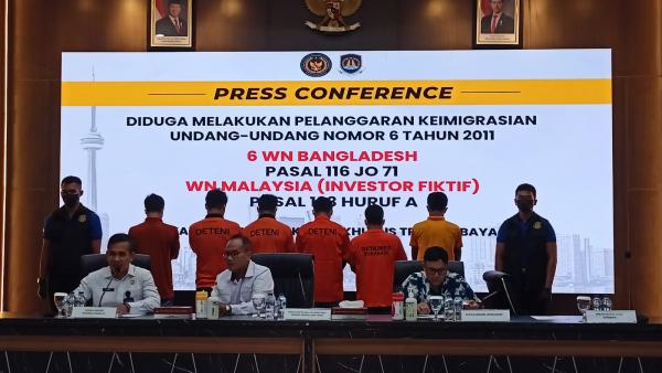 Operasi Wirawaspada Imigrasi Surabaya: Tujuh WNA Diamankan, Terancam Deportasi!