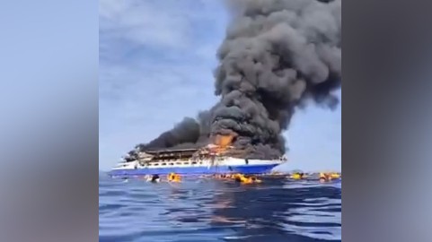 KM Barcelona V Terbakar, Suara Tangisan Minta Tolong Menggema di Laut Talise