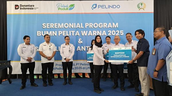 Hari Anak Nasional 2025, Pelindo Implementasikan Program Pelita Warna di LPKA Jakarta