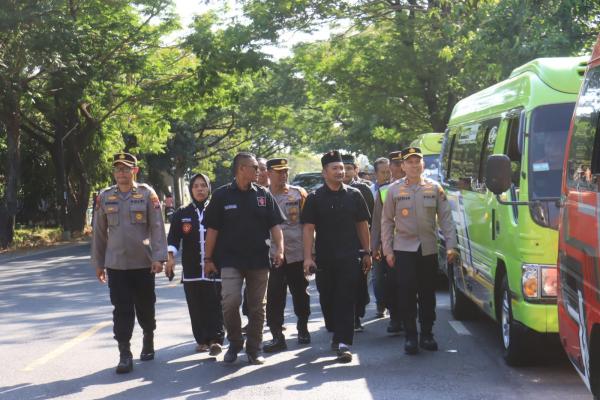 Tanpa Penggembira, 248 Calon Warga IKSPI Kera Sakti Diberangkatkan dengan Pengamanan Ketat