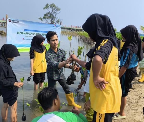 Aksi Lindungi Biota Laut dan Burung Air dengan Penanaman Mangrove di Pulau Rambut dan Untung Jawa
