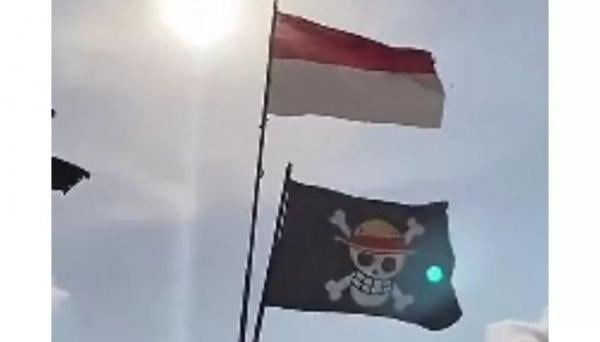 Viral! Bendera One Piece Berkibar Jelang HUT Ke-80 RI