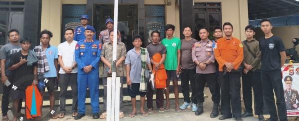 Dramatis! 7 ABK Kapal Ikan di Pulau Tinjil Berhasil Diselamatkan Setelah Dua Hari Pencarian