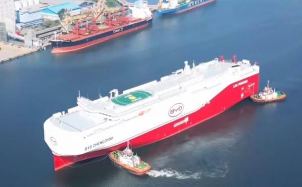 Bawa Ribuan Mobil Listrik, Ini Spesifikasi Kapal Raksasa BYD Setinggi 15 Lantai