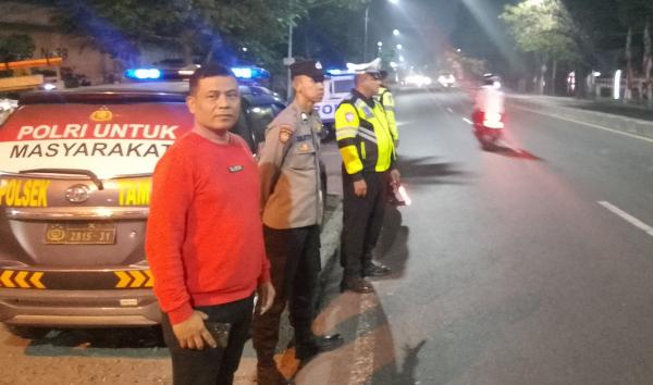 Polsek Taman Gelar Patroli Intensif Antisipasi Curanmor dan Balap Liar
