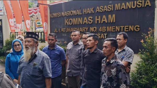 Warga Sukawangi Lapor Komnas HAM, Pertanyakan Penetapan Tersangka oleh Kemenhut