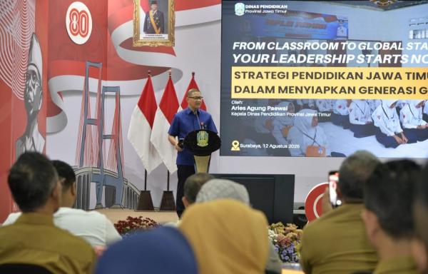 OSIS Jatim Dicetak Jadi Pemimpin Masa Depan, Ini Langkah Dindik