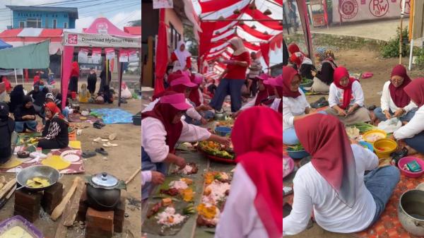 Warga Cibahong Tasikmalaya Semarakkan HUT ke-80 RI dengan Lomba Ngaliwet dan Makan Bersama