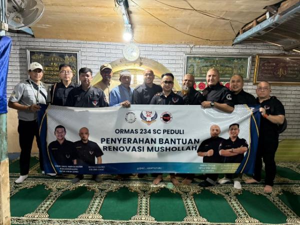 Rawan Terdampak Rob, 234 SC Bantu Renovasi Musala Nurul Huda di Muara Baru Jakut