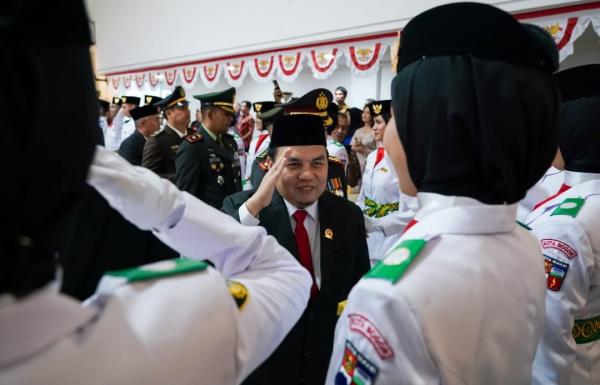 Momen Langka Ketua DPRD Kota Bogor, Pertama Kali Dapat Mandat Baca Teks Proklamasi