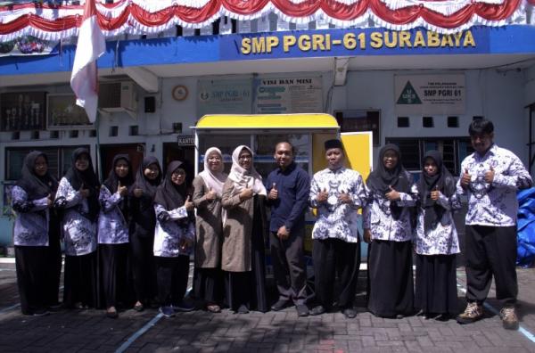 Dosen dari Dua Kampus Jatim Ciptakan Gerobak Literasi, Siswa yang Ingin Baca Buku Lebih Mudah