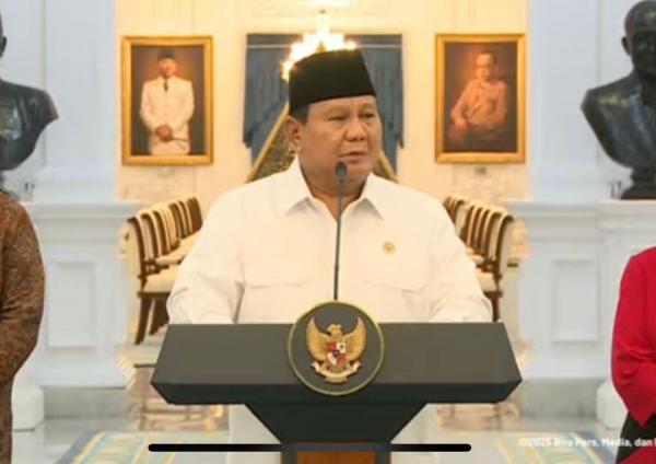 BREAKING NEWS Reshuffle Kabinet Merah Putih, 5 Menteri Diganti, Tambah 1 Kementerian Baru