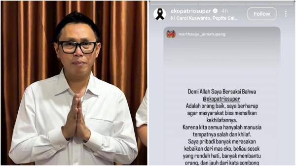 Eko Patrio Sibuk Repost Testimoni Rakyat yang Dibantu
